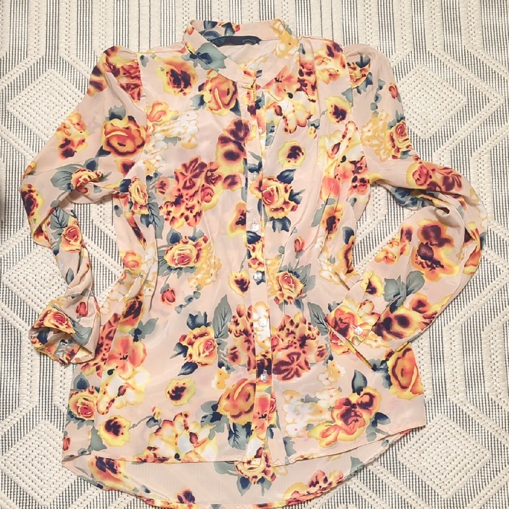 Floral Women's Top - Multicolor